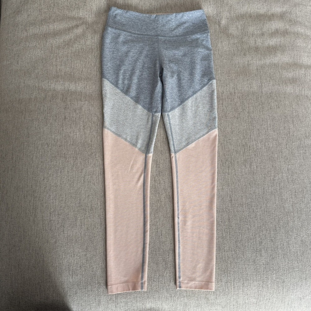 Outdoor Voices Womens 7/8 Legging Size Small Pink Blue Colorblock Athletic